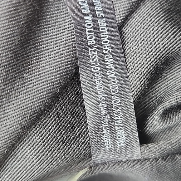 Calvin Klein Lock Black Leather Satchel - Picture 16 of 16